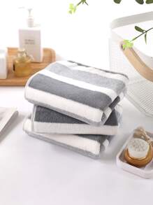 TUQIANG 1 cái khăn hoa văn sọc - Nhiều màu - Xem 4