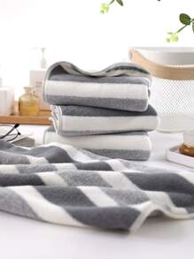 TUQIANG 1 cái khăn hoa văn sọc - Nhiều màu - Xem 7