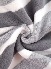 TUQIANG 1 cái khăn hoa văn sọc - Nhiều màu - Xem 8