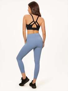 GLOWMODE FeatherFit™ Buckle Up Sports Bra - Black - View 8