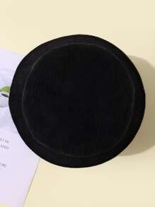 Solid Bucket Hat - Black - View 2