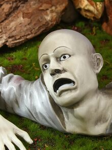 1pc Zombie Design Garden Decorative Object - Grey - View 2