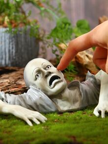 1pc Zombie Design Garden Decorative Object - Grey - View 5