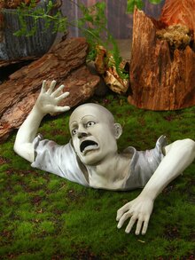 1pc Zombie Design Garden Decorative Object - Grey - View 7