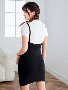 Đầm màu trơn Sẵn sàng - màu đen - Xem 2