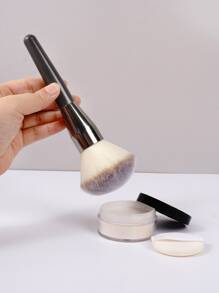 Premium Extra Large Setting Powder Brush, Soft & Fluffy Multipurpose Face Makeup Brush, Daily Makeup Powder Brush,Foundation Brush,Concealer Brush,Blush Brush,Contour Brush,Blush Brush,Bronzer Brush,Powder Brush,Foundation Brush,Blush Brush,Giveaways - Dark Grey - View 2