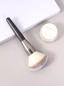 Premium Extra Large Setting Powder Brush, Soft & Fluffy Multipurpose Face Makeup Brush, Daily Makeup Powder Brush,Foundation Brush,Concealer Brush,Blush Brush,Contour Brush,Blush Brush,Bronzer Brush,Powder Brush,Foundation Brush,Blush Brush,Giveaways - Dark Grey - View 5
