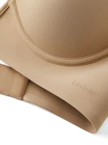 LUVLETTE 性感純色女士內衣bra - 棕色 - 查看 7