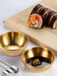 金色不鏽鋼調味盤，適用於開胃菜、醬料及調味品、家用 - 金色 - 查看 1