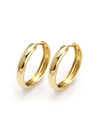 Pendientes de aro minimalista