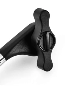 1 件装塑料专业厨房工具手动开罐器侧切易握手动开罐刀适用于罐头盖 - 黑色 - 查看 2