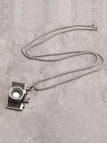 Hombres Collar con diseño de cámara - Marrón - Ver 4