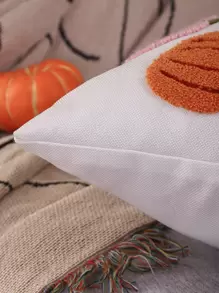 Funda de cojín sin relleno calabaza con bordado - Multicolor - Ver 2