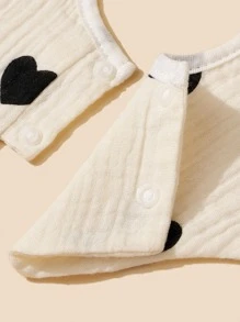 2入組嬰兒隨機圖案圍兜 - 彩色 - 查看 6