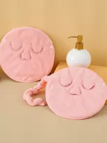 1pc Facial Sheet Towel - Pink - View 1