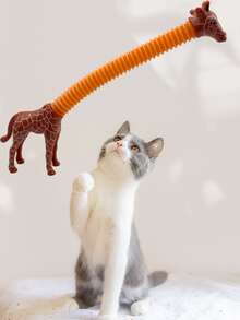 1 pieza Juguete para gato jirafa extensión tubo - Multicolor - Ver 2