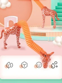 1 pieza Juguete para gato jirafa extensión tubo - Multicolor - Ver 5