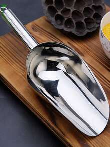 1 pieza Cuchara de acero inoxidable hielo - Plateado - Ver 5