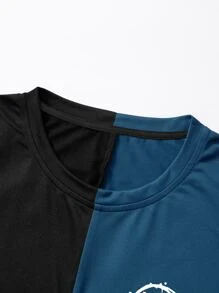 Manfinity EMRG Tops Nam Hoạt hình Khối Màu Giải trí - Nhiều màu - Xem 3