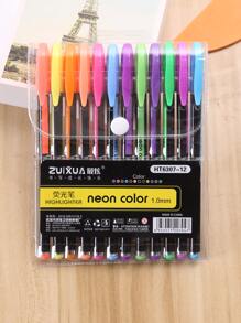 12pcs Mixed Color Gel Pen