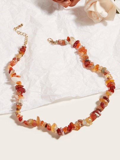 Fairycore Stone Beaded Necklace