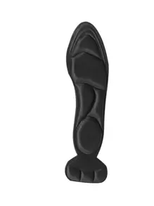 1 par Plantillas de zapatos unicolor - Negro - Ver 3