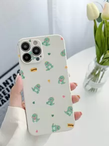 Cartoon Dinosaur Pattern Phone Case - Multicolor - View 2