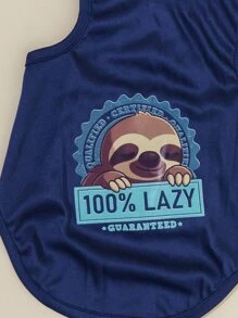 Geekydog Cartoon Graphic Pet Tank - Multicolor - View 3