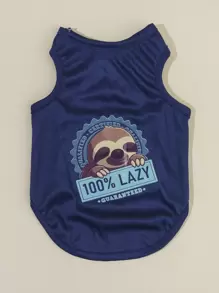 Geekydog Cartoon Graphic Pet Tank - Multicolor - View 5