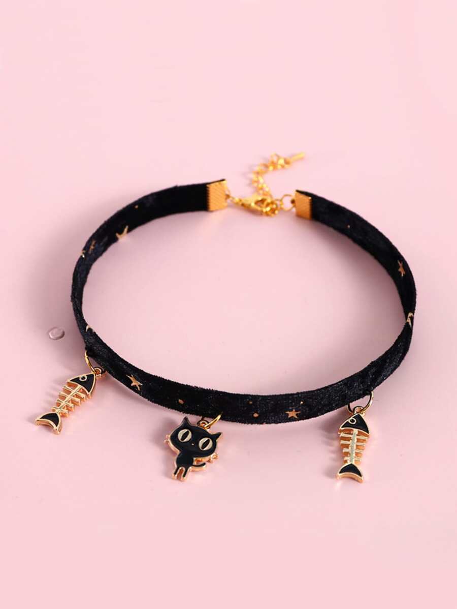 貓吊墜寵物項鍊