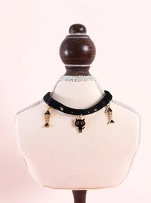 貓吊墜寵物項鍊