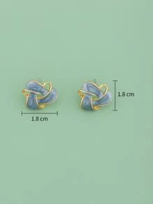 Structured Stud Earrings