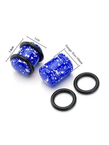 Expansores de oreja con estampado - Multicolor - Ver 3