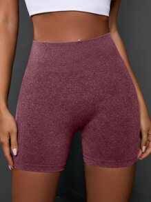 Quần Shorts Thể thao Nữ màu trơn - Màu tím hoa cà - Xem 3