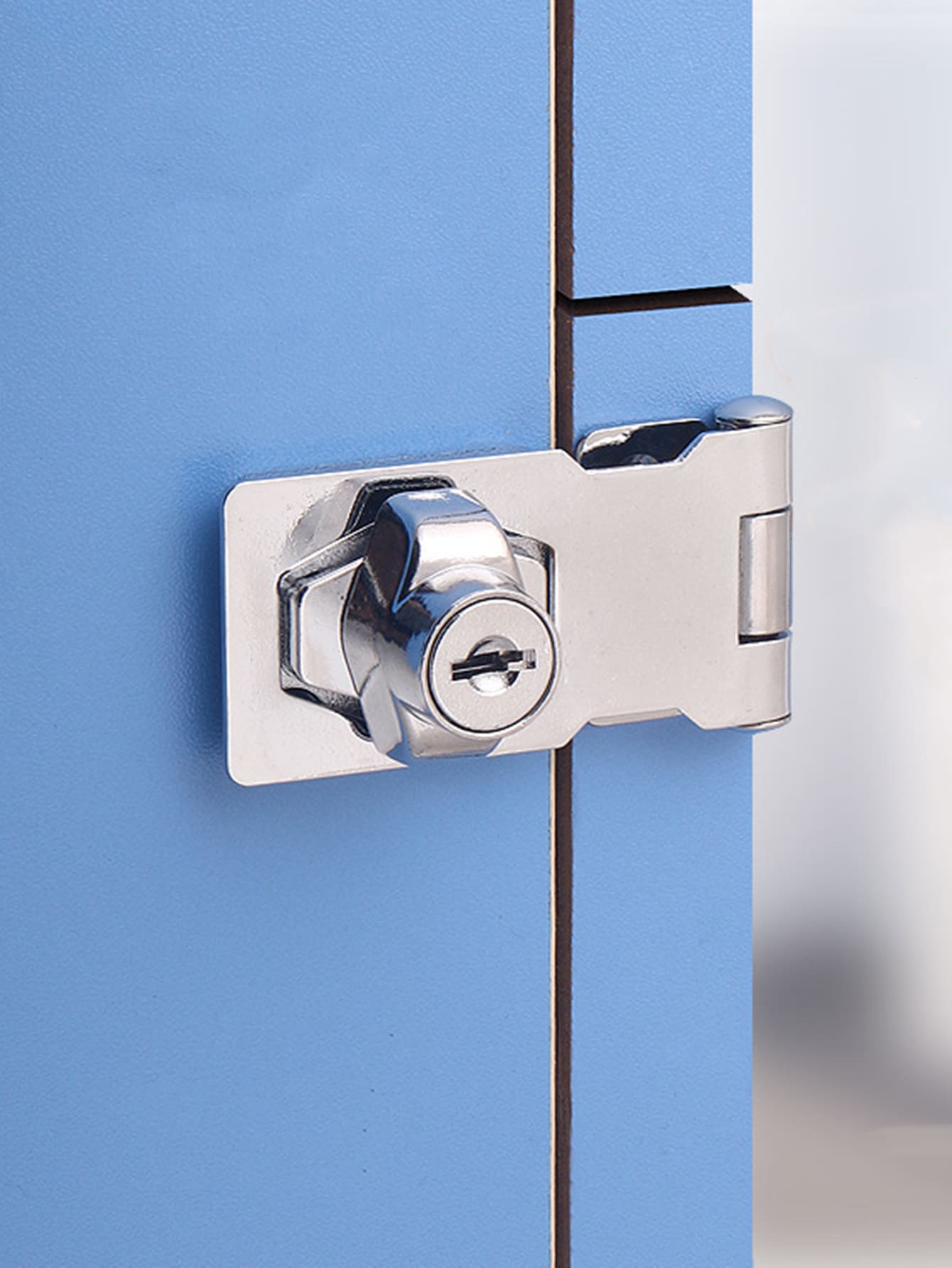 1入組鎖和2入組鑰匙和6入組斜線 - 銀色 - 查看 1