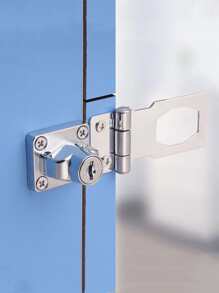 1入組鎖和2入組鑰匙和6入組斜線 - 銀色 - 查看 2