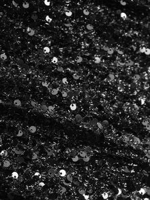 LOVE&LEMONADE Split Thigh Sequins Formal Gown Mermaid Dress Black Elegant Prom Evening Wedding Guest Dress, For Graduation, Dinner - Black - View 5