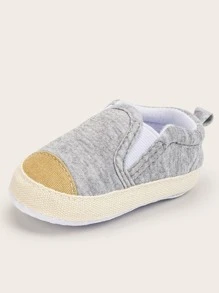 Infant Color Block Slip On Shoes - Grey - View 3
