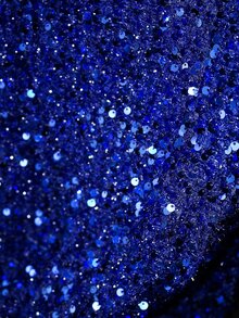 LOVE&LEMONADE Off Shoulder Mermaid Hem Sequin Prom Dress - Royal Blue - View 8