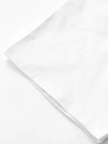 INAWLY 字母图案短款 T 恤 图案 T 恤 女式上衣