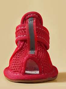 4入組透氣寵物鞋子適用於貓和狗狗適用於戶外