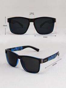 1pc Fashionable Square Frame Outdoor Sun Protection Sunglasses For Children