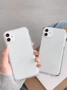 1 pieza Funda de teléfono transparente de gran apertura compatible con iPhone 11/15/15Pro/15ProMax/12/13/14ProMax/Xs/Xr/11Pro/11ProMax/12Pro/12ProMax/13Pro/13ProMax/7Plus/14Pro/14ProMax/14Plus/7Plus/8Plus/8/SE2/6Plus/6/12Mini/13Mini/16/16Pro/16ProMax/16Plus