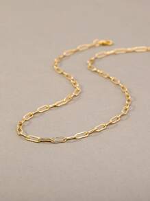 Nooxian 2pcs Minimalist Chain Necklace