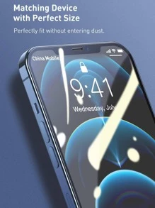 3pcs 30D Full Cover Screen Protector Compatible With Apple IPhone 16/16 Plus/16 Pro/16 Pro Max/15/15Plus/15Pro/15Promax - Black - View 6