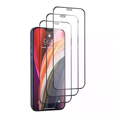 3 件装 30D 全覆盖屏幕保护膜适用于 Apple iPhone 16/16 Plus/16 Pro/16 Pro Max/15/15Plus/15Pro/15Promax