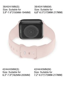 5 Cái/bộ Dây đeo thể thao Tương thích với Apple Watch Band 38mm 40mm 41mm 42mm 44mm 45mm 49mm, Dây đeo silicon mềm chống nước đầy màu sắc và linh hoạt Tương thích với Apple Watch Apple Watch Series 9 Ultra 8 7 6 5 4 3 2 1 SE Nam nữ - Màu Hồng baby - Xem 4