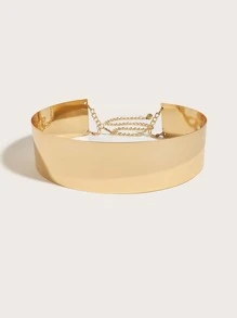 1 Thắt lưng nữ thời trang tối giản để trang trí váy - Vàng - Xem 2