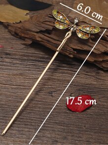 仙女风装饰发夹，波西米亚风，Y2K发髻造型发夹，发髻发饰，发卡，学习用品，发饰，头部饰品 - 彩色 - 查看 4