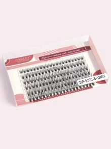 1box Mermaid Tail Individual False Eyelashes - Black - View 2